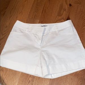 Express White Shorts